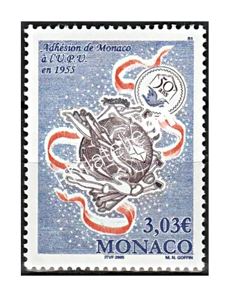 Timbre n° 2498 - UPU - timbre Monaco