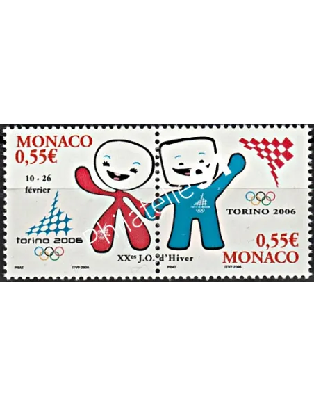 Timbre n° 2529 à 2530 -  timbre Monaco