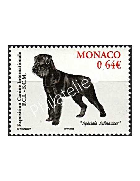 MONACO - n° 2538 ** - Exposition canine internationale - Schnauzer, Timbres Monaco