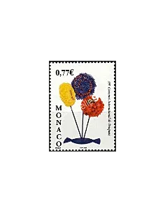 MONACO n° 2541 - 39e concours international de bouquets, Timbres Monaco