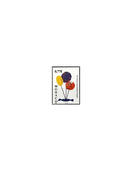 MONACO n° 2541 - 39e concours international de bouquets, Timbres Monaco