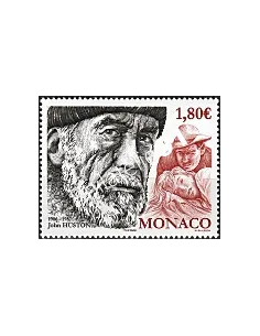 MONACO n° 2546, Cinéma, John Huston, Timbres Monaco