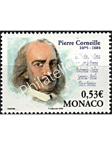 MONACO n°2549, Personnalité, théâtre, Pierre Corneille, Timbres Monaco