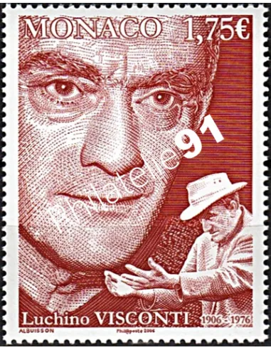 MONACO n° 2553, Personnalité, cinéma, Luchino Visconti, Timbres Monaco