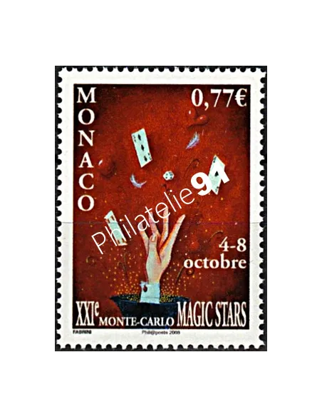 MONACO n° 2555, Monte-Carlo Magic Stars, Timbres Monaco