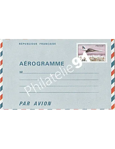 Aérogramme n° 1007-AER - Collection timbres France