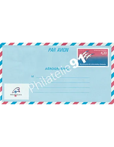 Aérogramme n° 1017-AER - Collection timbres France
