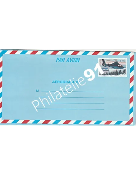 Aérogramme n° 1019-AER - Collection timbres France
