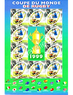 Bloc n° 26 - Coupe du monde de Rugby 1999, collection timbres de France