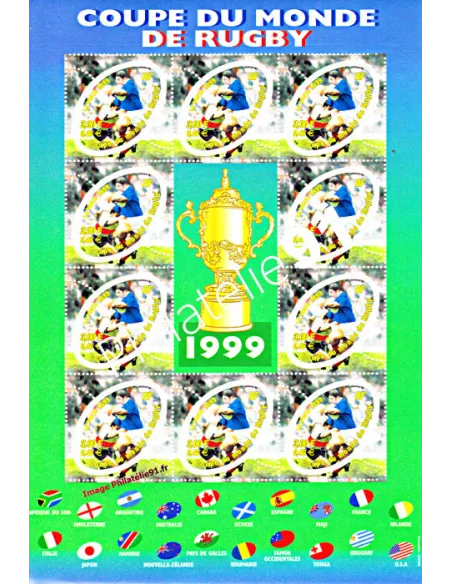 Bloc n° 26 - Coupe du monde de Rugby 1999, collection timbres de France