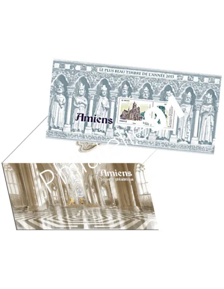 Bloc Souvenir n° 99, 86ème Congrès de la FFAP à Amiens, timbres France