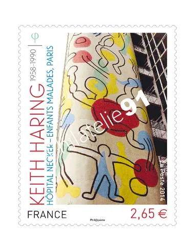 Timbre n° 4901, Keith Haring, collection timbres France