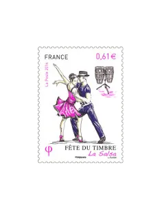 Timbre n°4904, Fête du timbre La danse "La salsa", timbres France