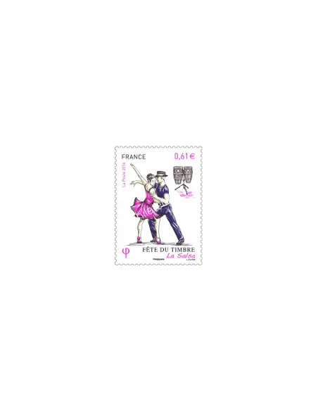 Timbre n°4904, Fête du timbre La danse "La salsa", timbres France