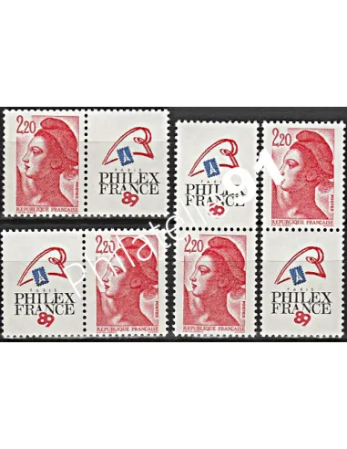 Timbre n° 2461 - 4 compositions - Collection timbres France