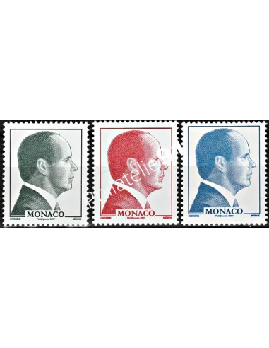 MONACO - n° 2561 à 2563 ** - Prince albert
