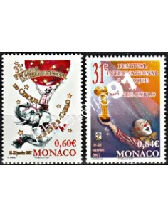 MONACO - n° 2566 à 2567 ** - Cirque