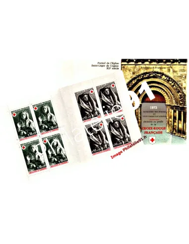 Carnet  2022 - année 1973 - croix-rouge