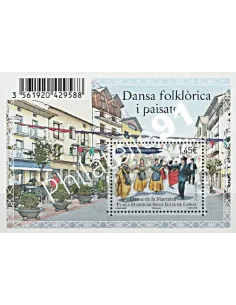 Timbre d'Andorre Français - Feuille n° 727 - collection timbres Europe