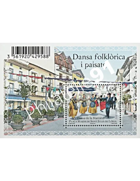 Timbre d'Andorre Français - Feuille n° 727 - collection timbres Europe