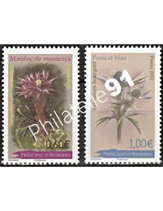 Timbre d'Andorre Français n° 728 à 729 - collection timbres Europe