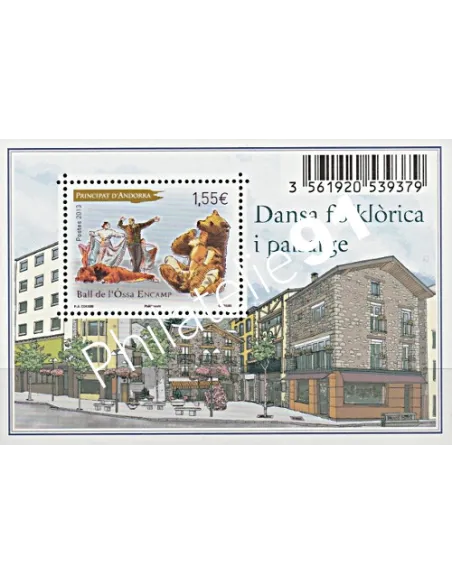 Timbre d'Andorre Français - Feuille n° 735 - collection timbres Europe