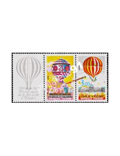 Timbre n° 2262A - Bicentenaire air et espace (logo à gauche)