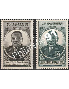 Nouvelle-Calédonie  n° 257 à 258, Timbres des Colonies française