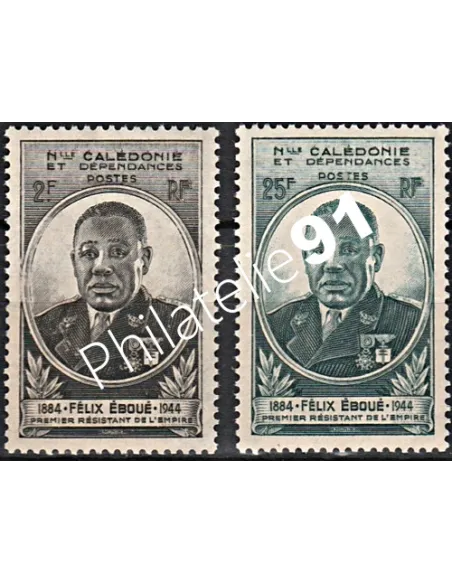Nouvelle-Calédonie  n° 257 à 258, Timbres des Colonies française