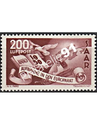 Timbres de Sarre PA n° 13 - Timbres des colonies françaises