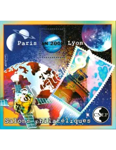 Bloc C.N.E.P. n° 31 - An 2000,  Paris - Lyon, collection timbres France