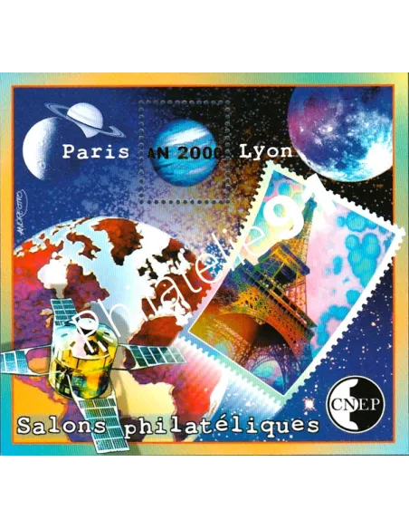 Bloc C.N.E.P. n° 31 - An 2000,  Paris - Lyon, collection timbres France