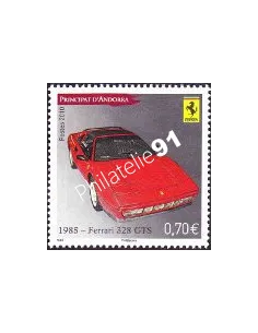 ANDORRE FRANÇAIS n°696, Véhicules automobiles, timbre andorre