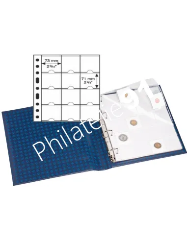 LEUCHTTURM GRANDE pour monnaies sous étuis carton, matériel numismatique