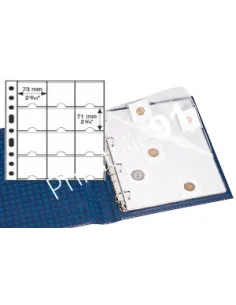 LEUCHTTURM GRANDE pour monnaies sous étuis carton, matériel numismatique