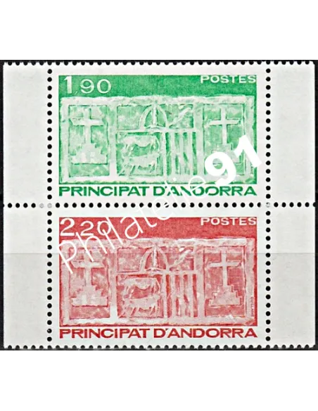 Timbre n° 356a - Timbres d'Andorre