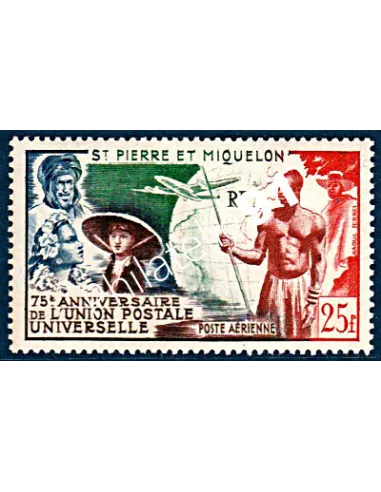 St Pierre et Miquelon, PA n°21, timbres des colonies