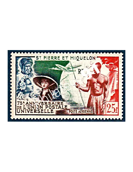St Pierre et Miquelon, PA n°21, timbres des colonies