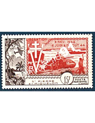 St Pierre et Miquelon, PA n°22, timbres colonies