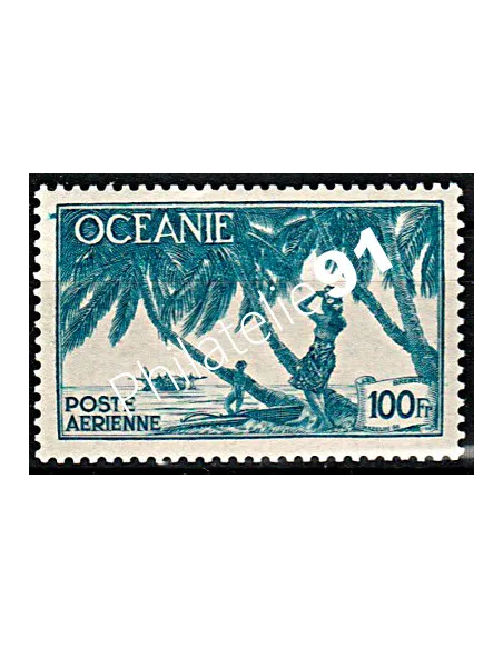 OCEANIE, PA n°18, Gravé, timbres des colonies francaises