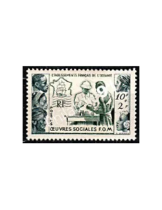OCEANIE, n° 201, Oeuvres sociales, timbres des colonies francaises