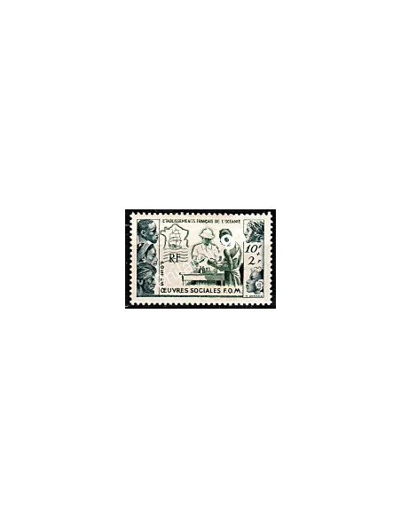 OCEANIE, n° 201, Oeuvres sociales, timbres des colonies francaises