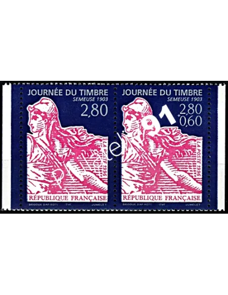 Timbre n° 2991A - Journée du Timbre, Semeuse 1903, timbres de France