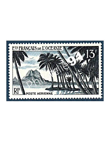 OCEANIE, PA n°  32, Vue. Gravé, timbres des colonies francaises