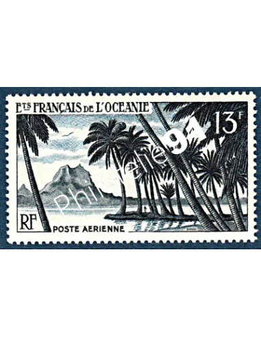 OCEANIE, PA n°  32, Vue. Gravé, timbres des colonies francaises