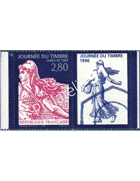Timbre n° 2991b - Journée du Timbre. "Semeuse 1903", timbre de France