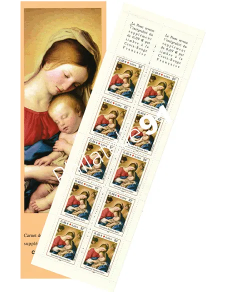 Carnet  Croix-Rouge n°2051, collection timbres France