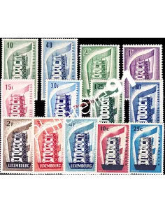Année complète de timbres EUROPA 1956 - collection timbres EUROPA