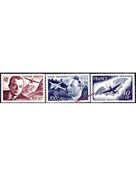 série de Timbre n° 21 à 23 - P.A. - Surtaxe au profit de l'Entraide