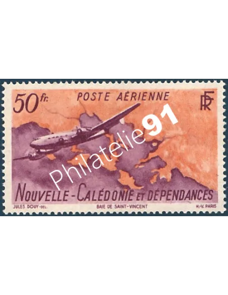 NOUVELLE CALEDONIE PA n°61, Baie St Vincent, timbre des colonies françaises